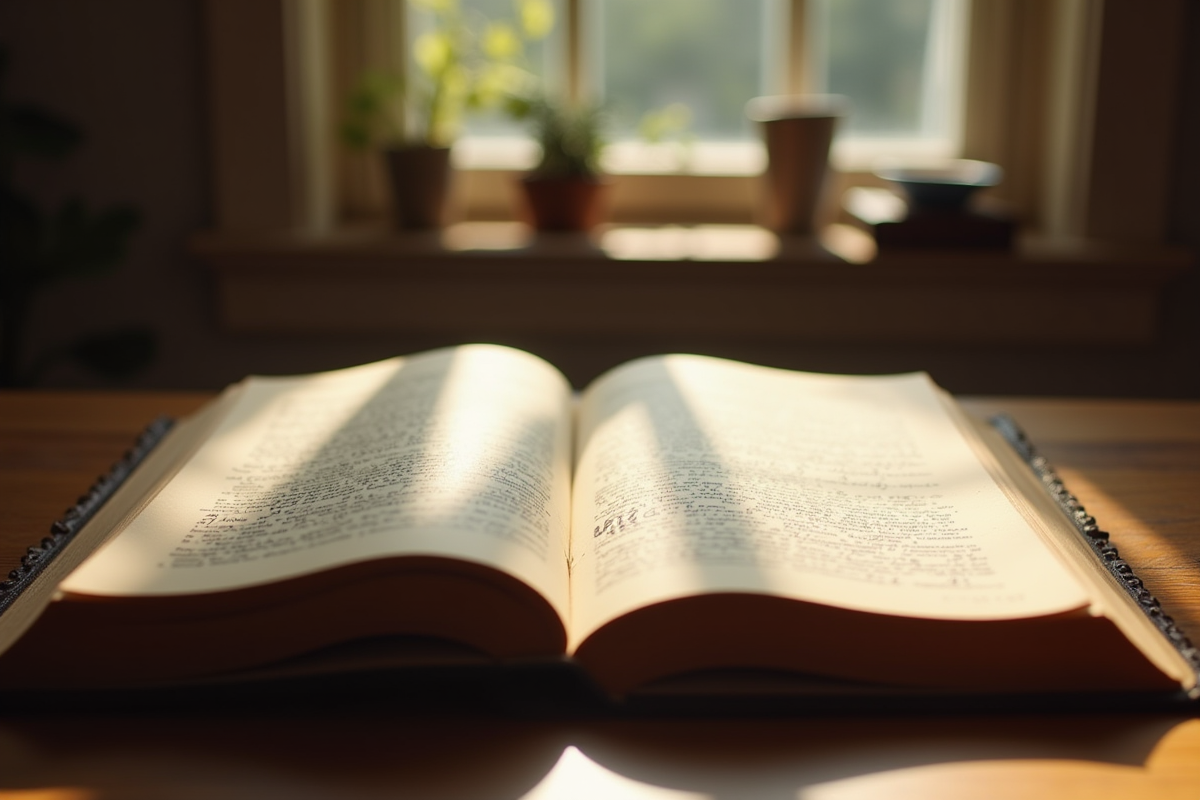 Livre de droit ancien ouvert avec notes manuscrites